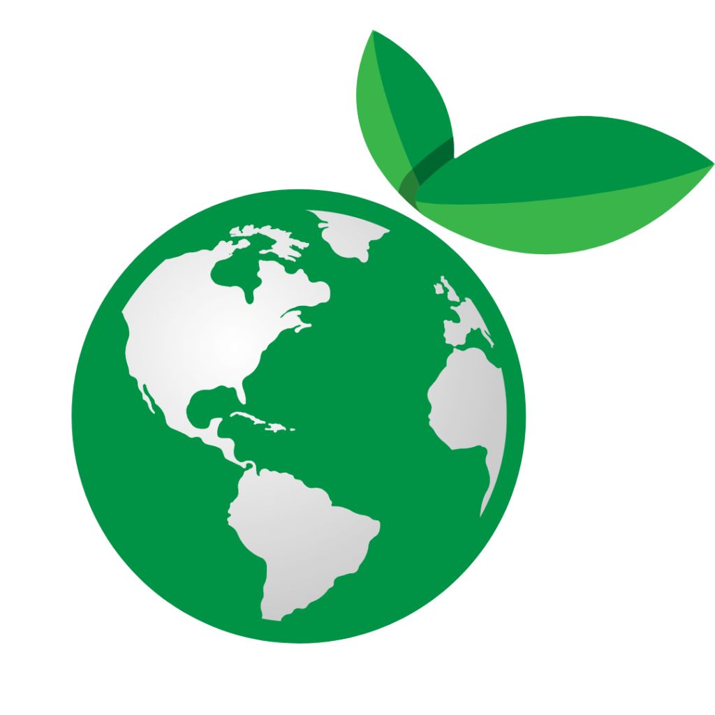Balões com símbolos que tem relação com conscientização ambiental